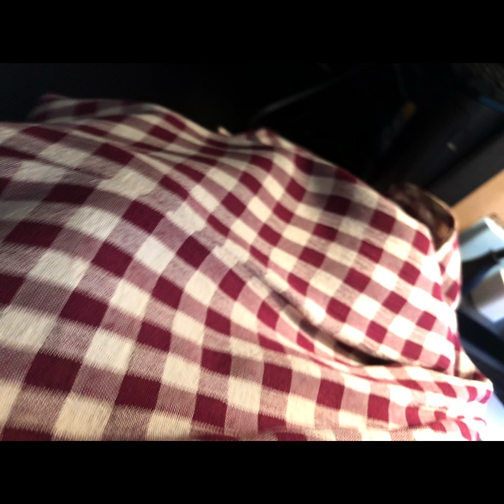 Pretty Maroon Checker Pattern - image 5